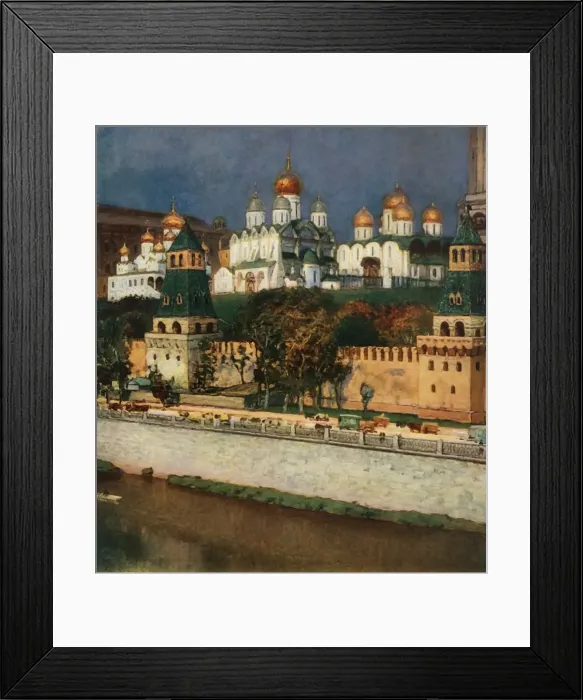 Framed Print : The Moscow Kremlin, 1894, (1965). Creator: Apollinary Vasnetsov Framed Print : The Moscow Kremlin, 1894, (1965). Creator: Apollinary Vasnetsov