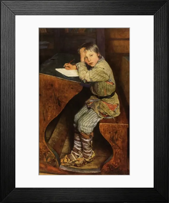 Framed Print : Study from Life, c1903, (1965). Creator: Nikolaj Petrovic Bogdanov-Bel skij Framed Print : Study from Life, c1903, (1965). Creator: Nikolaj Petrovic Bogdanov-Bel skij