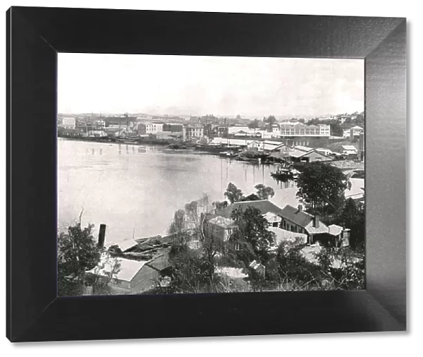 View of the city and the river, Brisbane, Australia, 1895. Creator: Unknown