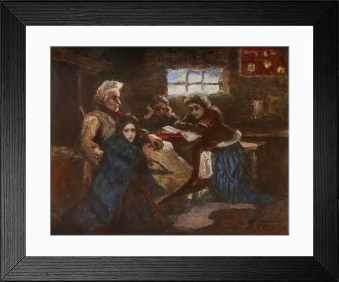 Framed Print : Menshikov in Berezovo (a study), 1881, (1965). Creator: Vasily Surikov Framed Print : Menshikov in Berezovo (a study), 1881, (1965). Creator: Vasily Surikov