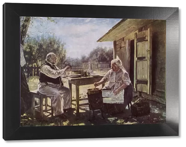 Jam-Making, 1876, (1965). Creator: Vladimir Makovsky