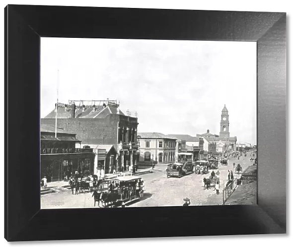 Looking up West Street, Durban, South Africa, 1895. Creator: William Laws Caney