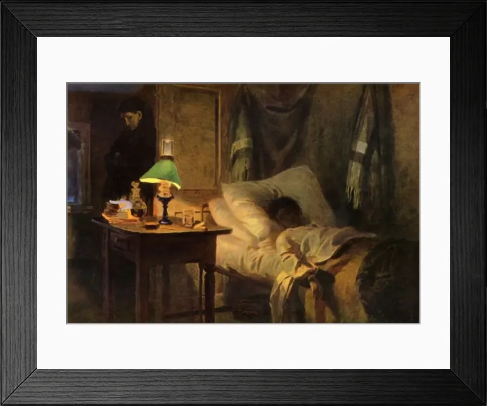 Framed Print : The Invalid, late 19th-early 20th century, (1965). Creator: Vasilij Dmitrievic Polenov Framed Print : The Invalid, late 19th-early 20th century, (1965). Creator: Vasilij Dmitrievic Polenov