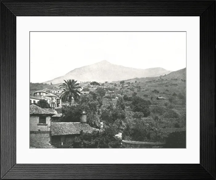 Framed Print : General view showing the Peak, Tenerife, Canaries, Spain, 1895. Creator: Unknown Framed Print : General view showing the Peak, Tenerife, Canaries, Spain, 1895. Creator: Unknown