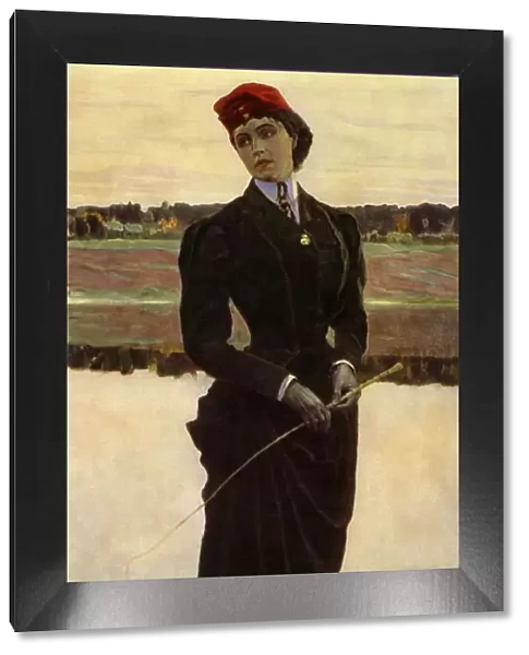 Portrait of Olga Mikhailovna Nesterova-Shretera, the Artists Daughter, c1906, (1965)