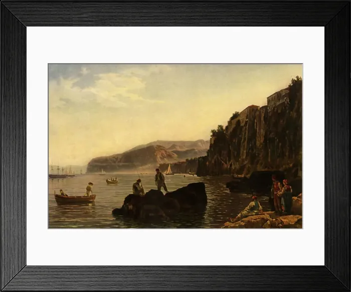 Framed Print : Sorrento, 1828, (1965). Creator: Sil vestr Shchedrin Framed Print : Sorrento, 1828, (1965). Creator: Sil vestr Shchedrin