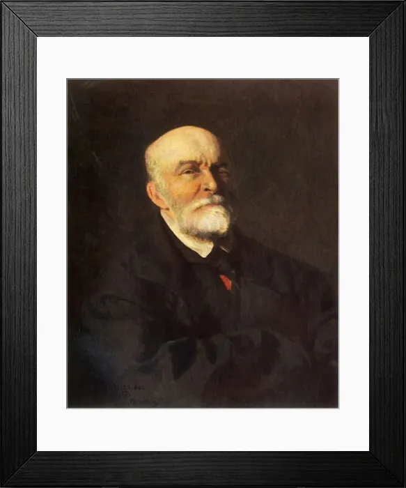 Framed Print : Portrait of Surgeon Nikolai Ivanovich Pirogov, 1881, (1965). Creator: Il ya Repin Framed Print : Portrait of Surgeon Nikolai Ivanovich Pirogov, 1881, (1965). Creator: Il ya Repin