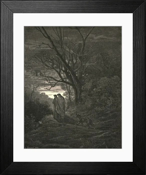 Framed Print : He, soon as he saw that I was weeping, c1890. Creator: Gustave Doré Framed Print : He, soon as he saw that I was weeping, c1890. Creator: Gustave Doré