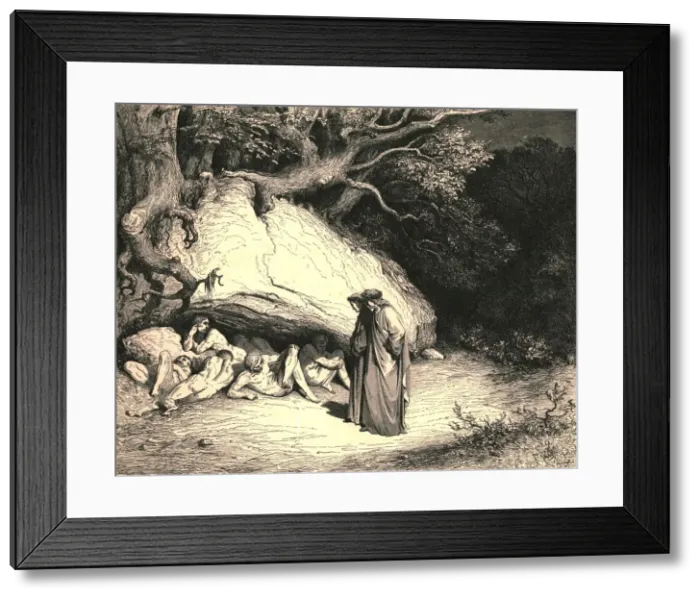 Framed Print : Only so far afflicted, that we live desiring without hope, c1890. Creator: Gustave Doré Framed Print : Only so far afflicted, that we live desiring without hope, c1890. Creator: Gustave Doré