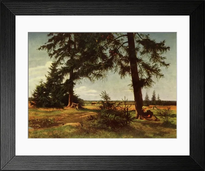 Framed Print : Summer Evening, 1878, (1965). Creator: Aleksandr Ivanovic Morozov Framed Print : Summer Evening, 1878, (1965). Creator: Aleksandr Ivanovic Morozov