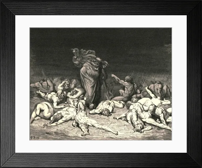 Framed Print : Thy city heap d with envy to the brim, c1890. Creator: Gustave Doré Framed Print : Thy city heap d with envy to the brim, c1890. Creator: Gustave Doré