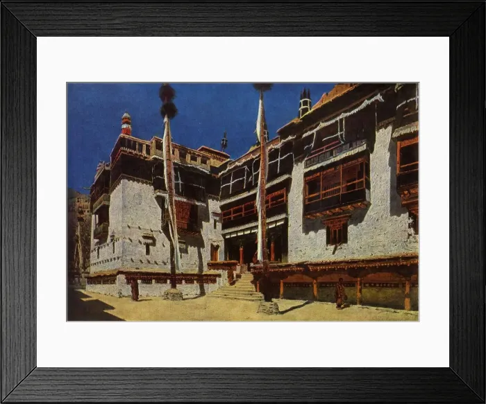 Framed Print : Hemis Monastery in Ladakh, 1875, (1965). Creator: Vasily Vereshchagin Framed Print : Hemis Monastery in Ladakh, 1875, (1965). Creator: Vasily Vereshchagin