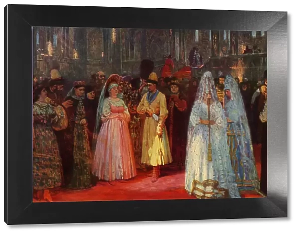 Choosing the Tsars Bride, 1884, (1965). Creator: Il ya Repin