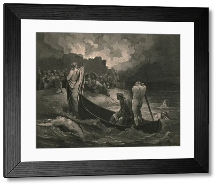 Framed Print : I could not hear what terms he offer d them, c1890. Creator: Gustave Doré Framed Print : I could not hear what terms he offer d them, c1890. Creator: Gustave Doré