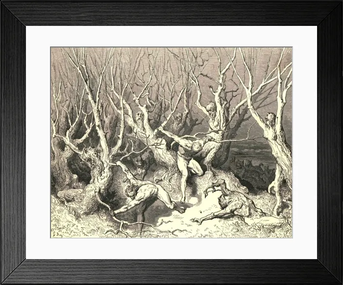 Framed Print : Haste now, the foremost cried, now haste thee death!, c1890 Framed Print : Haste now, the foremost cried, now haste thee death!, c1890