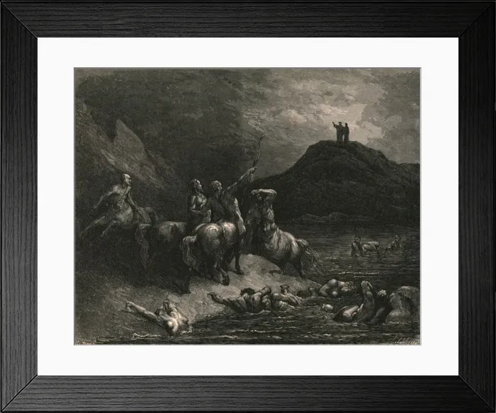 Framed Print : One cried from far: Say to what pain ye come condemn d, c1890. Creator Framed Print : One cried from far: Say to what pain ye come condemn d, c1890. Creator
