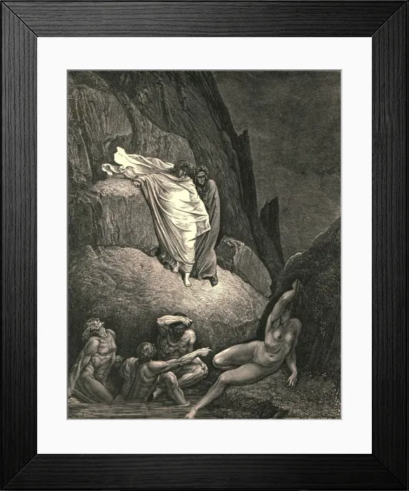 Framed Print : Thais is this, the harlot, c1890. Creator: Gustave Doré Framed Print : Thais is this, the harlot, c1890. Creator: Gustave Doré