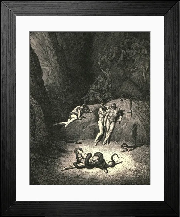 Framed Print : The other two look d on, exclaiming, Ah! How dost thou change, Agnello!, c1890 Framed Print : The other two look d on, exclaiming, Ah! How dost thou change, Agnello!, c1890