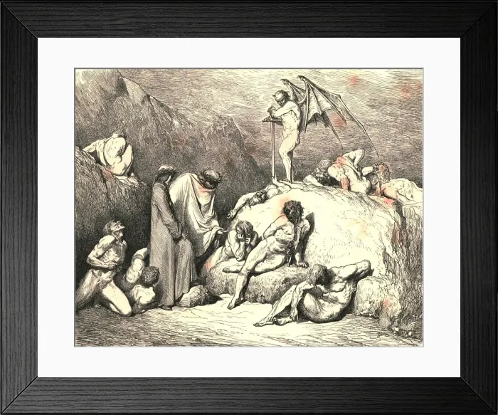 Framed Print : Call thou to mind Piero of Medicina, if again returning, c1890. Creator: Gustave Doré Framed Print : Call thou to mind Piero of Medicina, if again returning, c1890. Creator: Gustave Doré