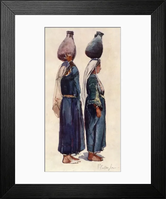 Framed Print : Studies of Syrian Peasant Women, 1902. Creator: John Fulleylove Framed Print : Studies of Syrian Peasant Women, 1902. Creator: John Fulleylove