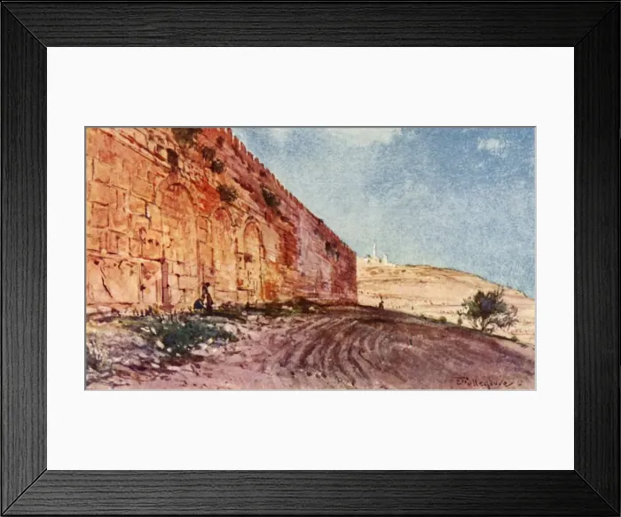Framed Print : Jerusalem. - The Triple Gate of The Temple Area, 1902. Creator: John Fulleylove Framed Print : Jerusalem. - The Triple Gate of The Temple Area, 1902. Creator: John Fulleylove