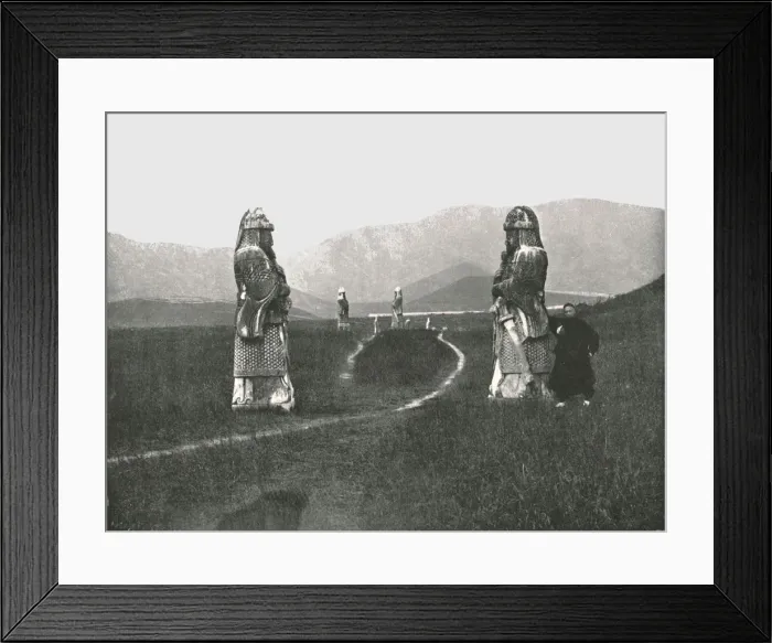Framed Print : The approach to the City, Nankin, China, 1895. Creator: W &s Ltd Framed Print : The approach to the City, Nankin, China, 1895. Creator: W &s Ltd
