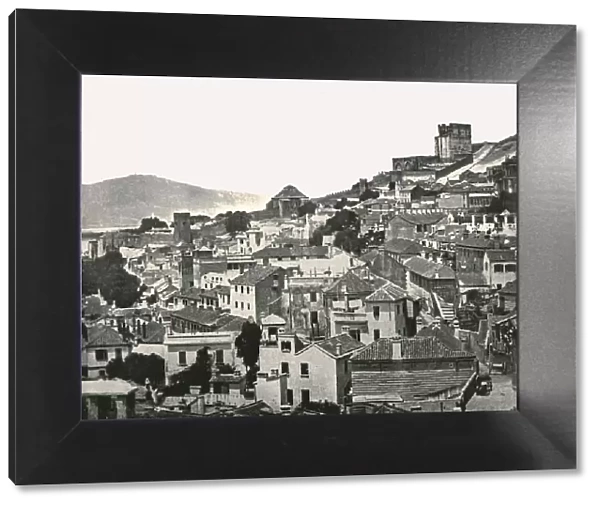View of the town, Gibraltar, 1895. Creator: W &s Ltd