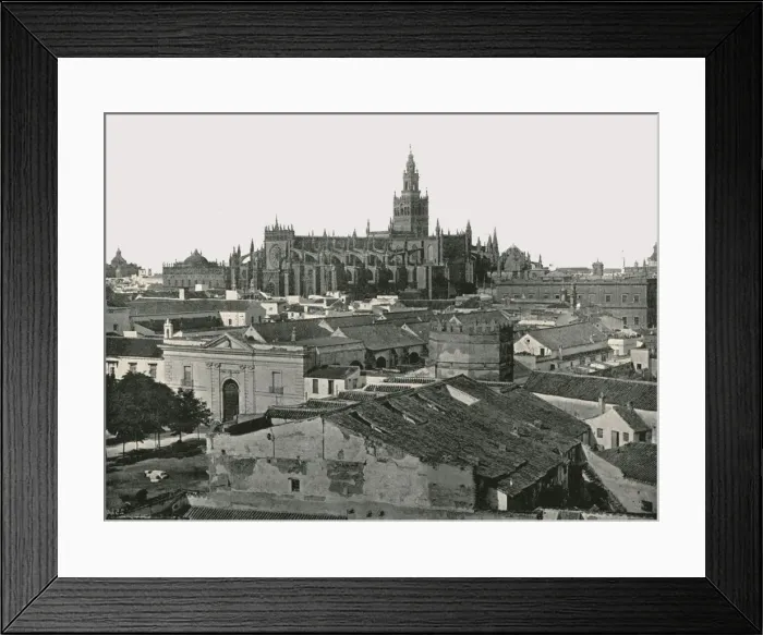 Framed Print : The Cathedral, Seville, Spain, 1895. Creator: W &s Ltd Framed Print : The Cathedral, Seville, Spain, 1895. Creator: W &s Ltd