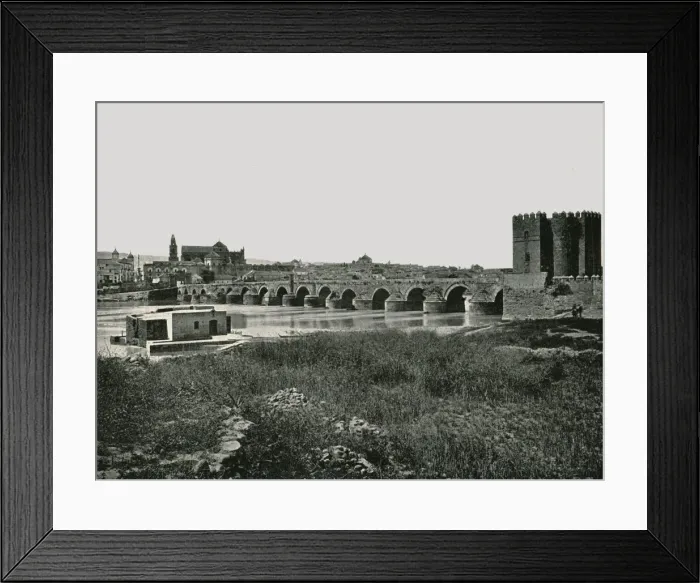 Framed Print : The Roman bridge, Cordoba, Spain, 1895. Creator: W &s Ltd Framed Print : The Roman bridge, Cordoba, Spain, 1895. Creator: W &s Ltd