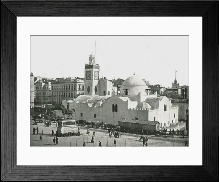 Framed Print : The Djama a al-Djedid, Algiers, Algeria, 1895. Creator: Poulton & Co Framed Print : The Djama a al-Djedid, Algiers, Algeria, 1895. Creator: Poulton & Co