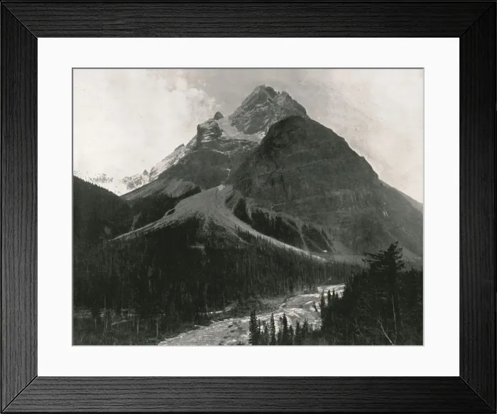 Framed Print : The Rockies: Mount Stephen, Canada, 1895. Creator: William Notman & Son Framed Print : The Rockies: Mount Stephen, Canada, 1895. Creator: William Notman & Son