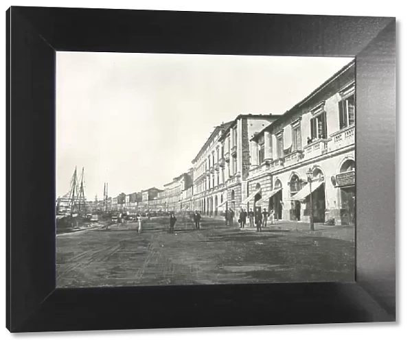 The Marina, Messina, Sicily, Italy, 1895. Creator: W &s Ltd