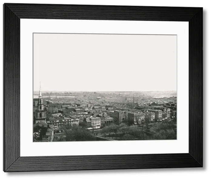 Framed Print : Panorama of the city of Boston, USA, 1895. Creator: Unknown Framed Print : Panorama of the city of Boston, USA, 1895. Creator: Unknown