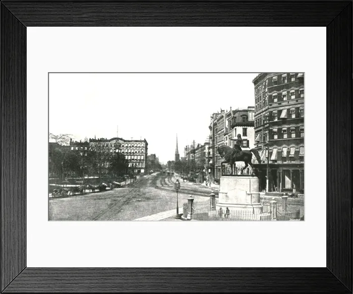 Framed Print : Union Square, New York, USA, 1895. Creator: Unknown