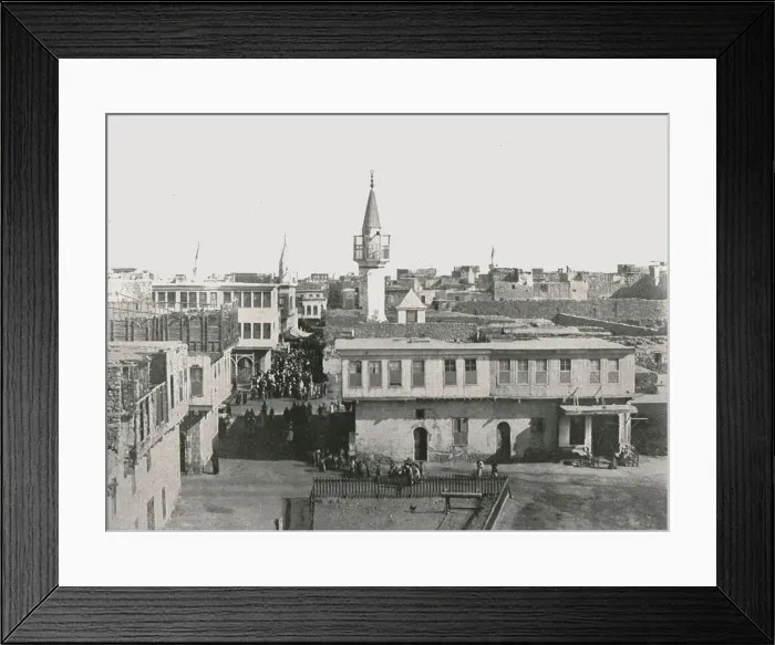 Framed Print : View of the Old Town, Suez, Egypt, 1895. Creator: Unknown Framed Print : View of the Old Town, Suez, Egypt, 1895. Creator: Unknown