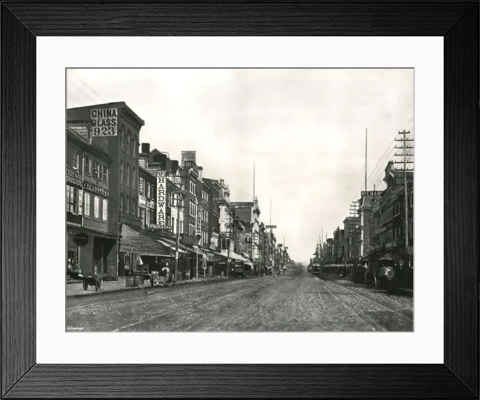 Framed Print : Market Street, Philadelphia, USA, 1895. Creator: Unknown Framed Print : Market Street, Philadelphia, USA, 1895. Creator: Unknown