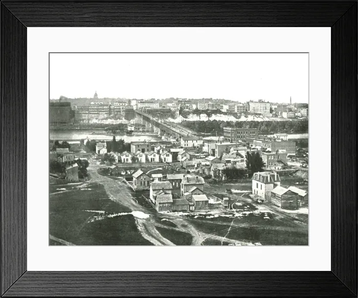 Framed Print : St Paul from the west, USA, 1895. Creator: Unknown Framed Print : St Paul from the west, USA, 1895. Creator: Unknown