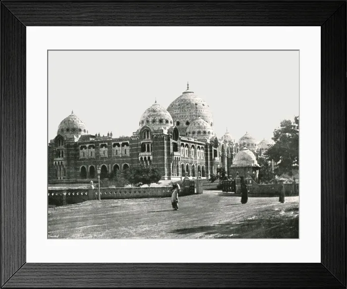 Framed Print : The Great College, Baroda, India, 1895. Creator: Unknown Framed Print : The Great College, Baroda, India, 1895. Creator: Unknown