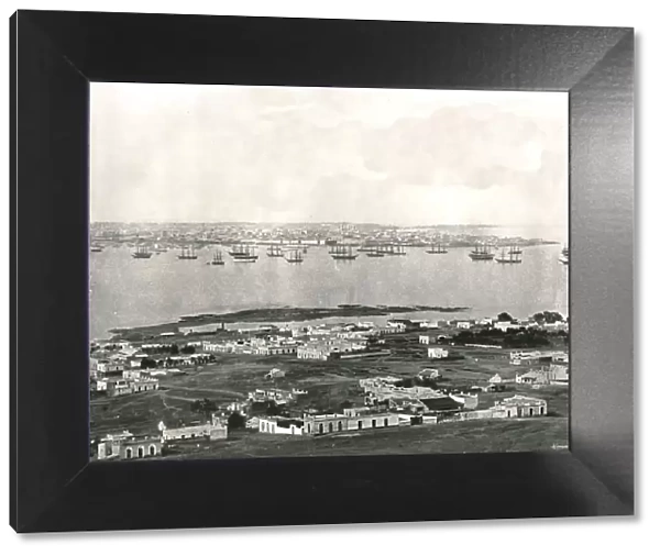 Panorama from the hill, Montevideo, Uruguay, 1895. Creator: Unknown