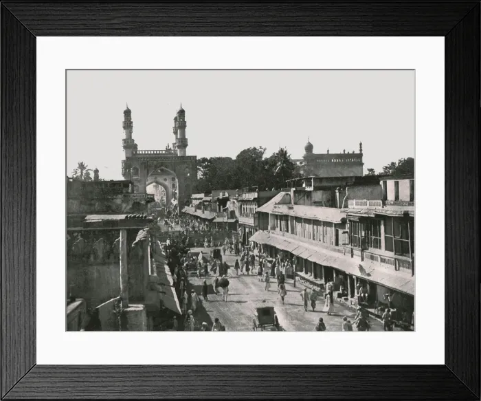 Framed Print : The Char Minar, Hyderabad, India, 1895. Creator: Unknown Framed Print : The Char Minar, Hyderabad, India, 1895. Creator: Unknown
