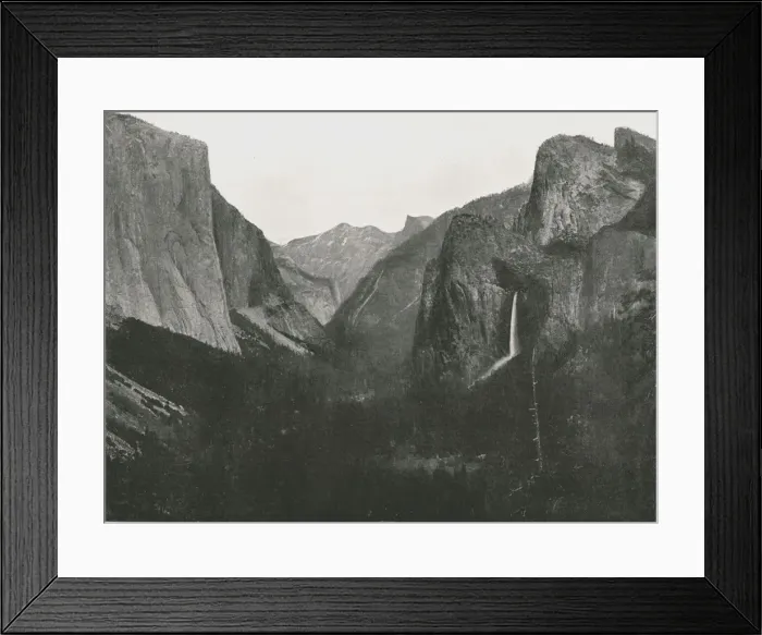 Framed Print : View from Artists Point, Yosemite Valley, USA, 1895. Creator: Unknown Framed Print : View from Artists Point, Yosemite Valley, USA, 1895. Creator: Unknown