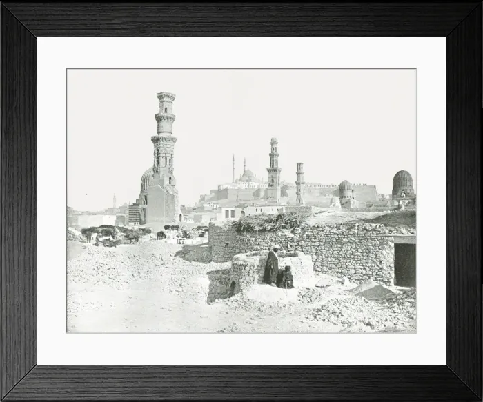 Framed Print : Distant view of the Citadel, Cairo, Egypt, 1895. Creator: Unknown Framed Print : Distant view of the Citadel, Cairo, Egypt, 1895. Creator: Unknown