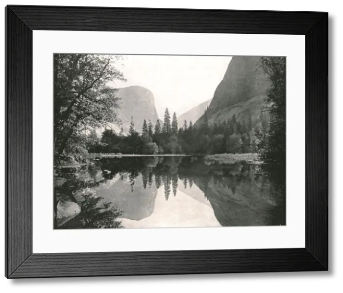 Framed Print : The Mirror Lake, Yosemite Valley, USA, 1895. Creator: Unknown Framed Print : The Mirror Lake, Yosemite Valley, USA, 1895. Creator: Unknown