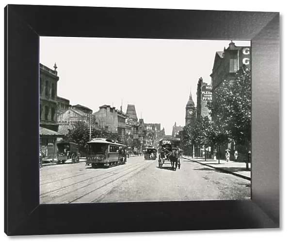 Collins Street, looking west from Russell Street, Melbourne, Australia, 1895. Creator