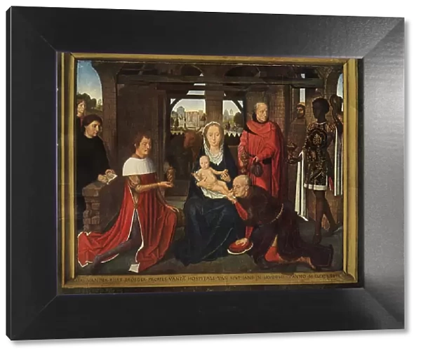 Central panel from triptych the Adoration of the Magi, 1479-1480. Creator: Hans Memling