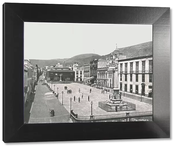 Plaza de la Candelaria, Santa Cruz de Tenerife, Canaries, Spain, 1895. Creator: Unknown