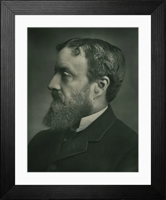 Framed Print : The Right Honorable Sir Michael Edward Hicks-Beach, Baronet, c1899. Creator: Russell & Sons Framed Print : The Right Honorable Sir Michael Edward Hicks-Beach, Baronet, c1899. Creator: Russell & Sons