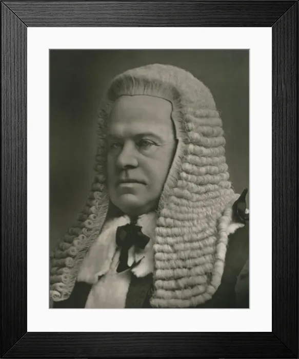 Framed Print : The Right Honorable The Earl of Halsbury, c1880s, (c1907). Creator: Elliott & Fry Framed Print : The Right Honorable The Earl of Halsbury, c1880s, (c1907). Creator: Elliott & Fry