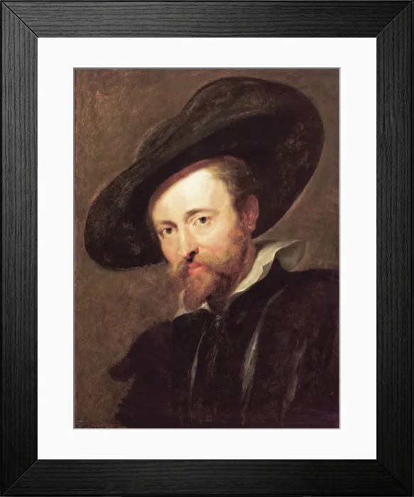 Framed Print : Self-Portrait, c. 1630. Creator: Rubens, Pieter Paul (1577-1640) Framed Print : Self-Portrait, c. 1630. Creator: Rubens, Pieter Paul (1577-1640)