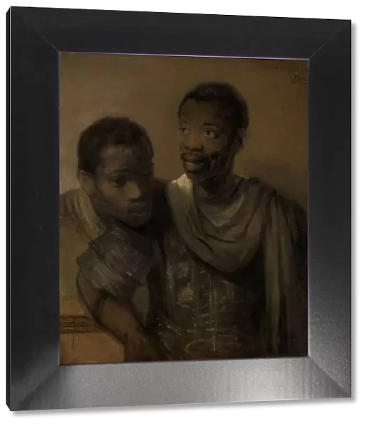 Two African men, 1661. Creator: Rembrandt van Rhijn (1606-1669)